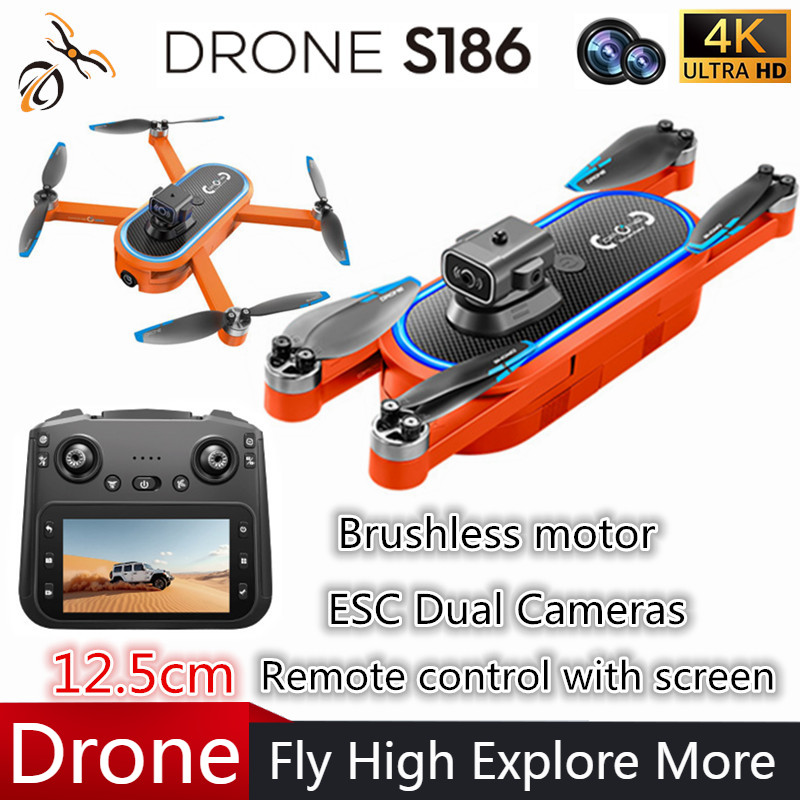 Drone Camera Hd - 2025 S186 Drone Professional 4K HD
