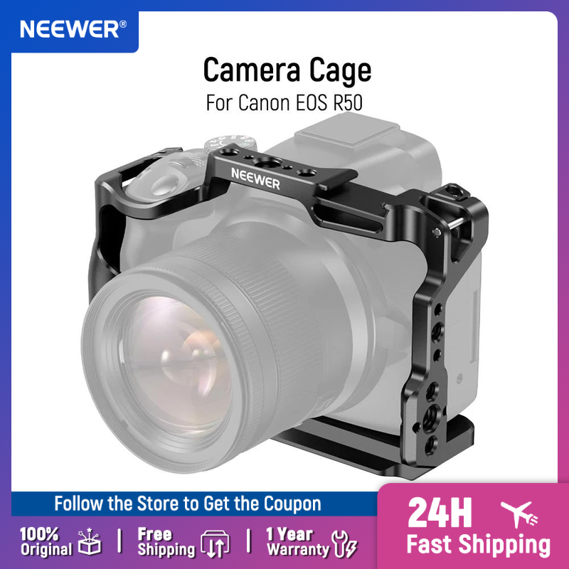 Canon Camera Eos R50 - NEEWER R50 Camera Cage Compatible with