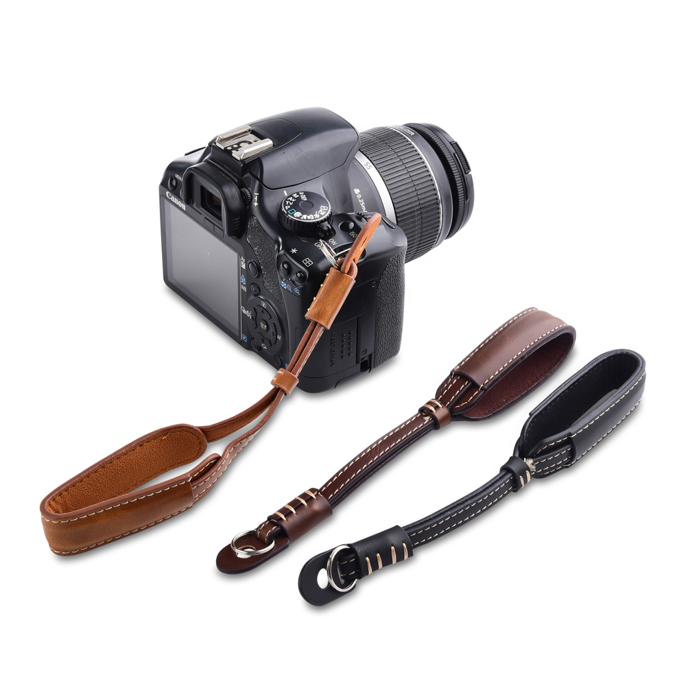 Canon Camera Eos R50 - Camera Leather Hand Grip Metal Ring