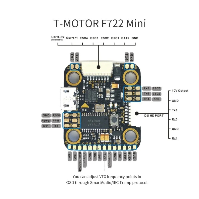 T-Motor MINI F7 & F45A 4in1 ES - Betaflight Fc F7 评论和价格