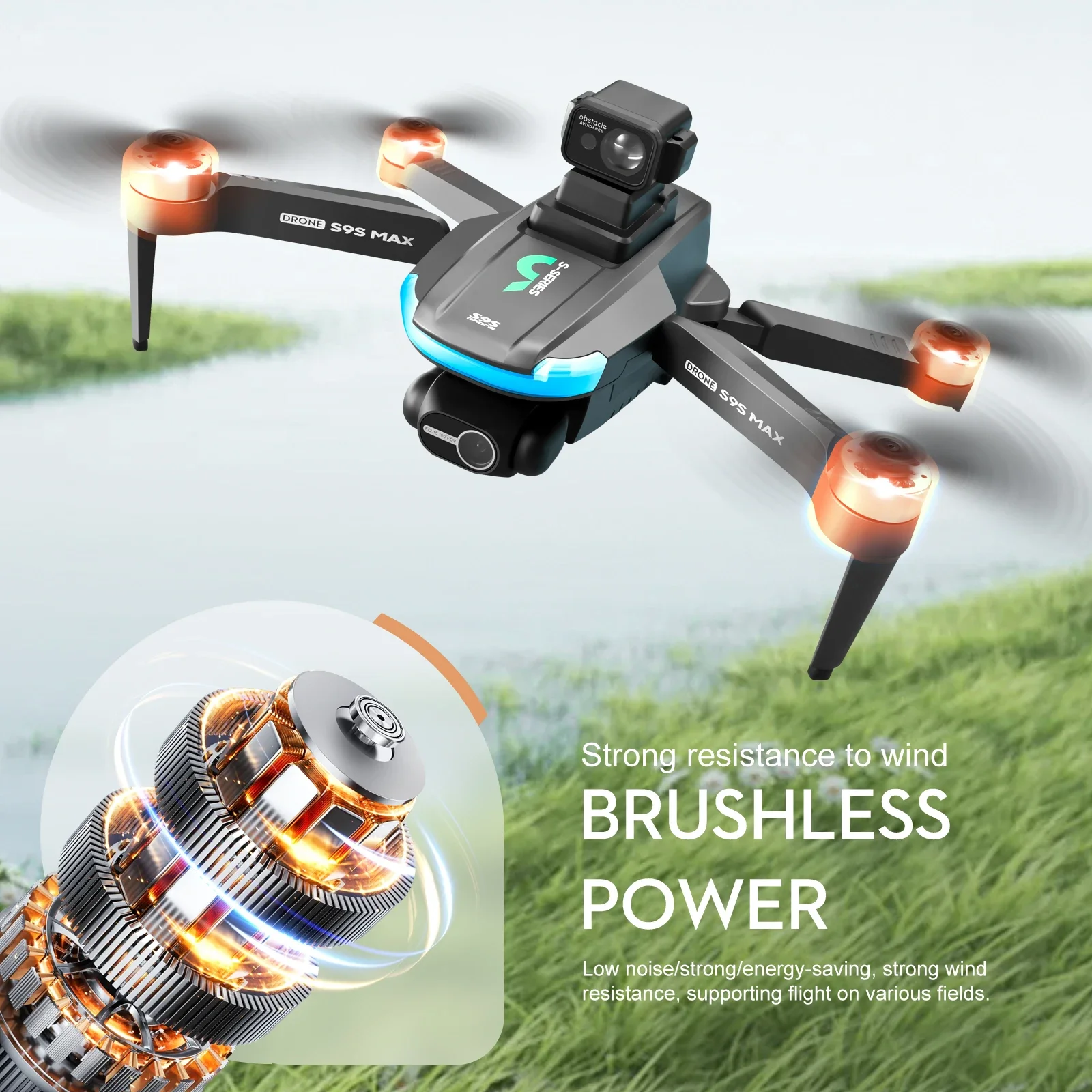 NEW S9S MAX MINI Drone 4K 2-Ax - Drone Camera Hd 评论和价格