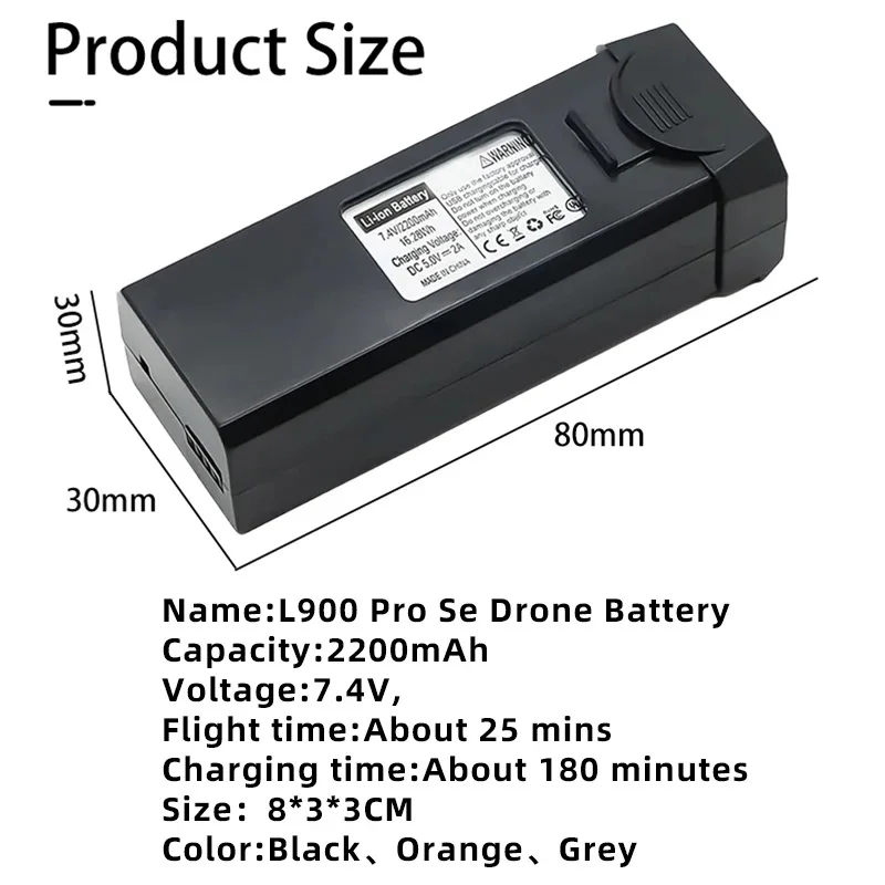 Battery L900 PRO SE Max Drone  - Jjrc Drone X12 评论和价格