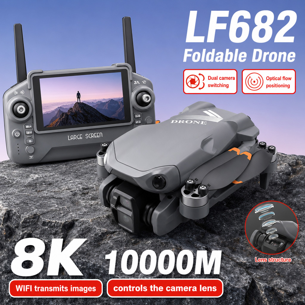 Aerial Photo LF682 Drone 8K HD - Drone Camera Hd 评论和价格