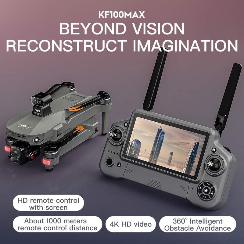 KF100 MAX GPS Drone 4K Camera  - Drone Camera With Gimbal 评论和价格
