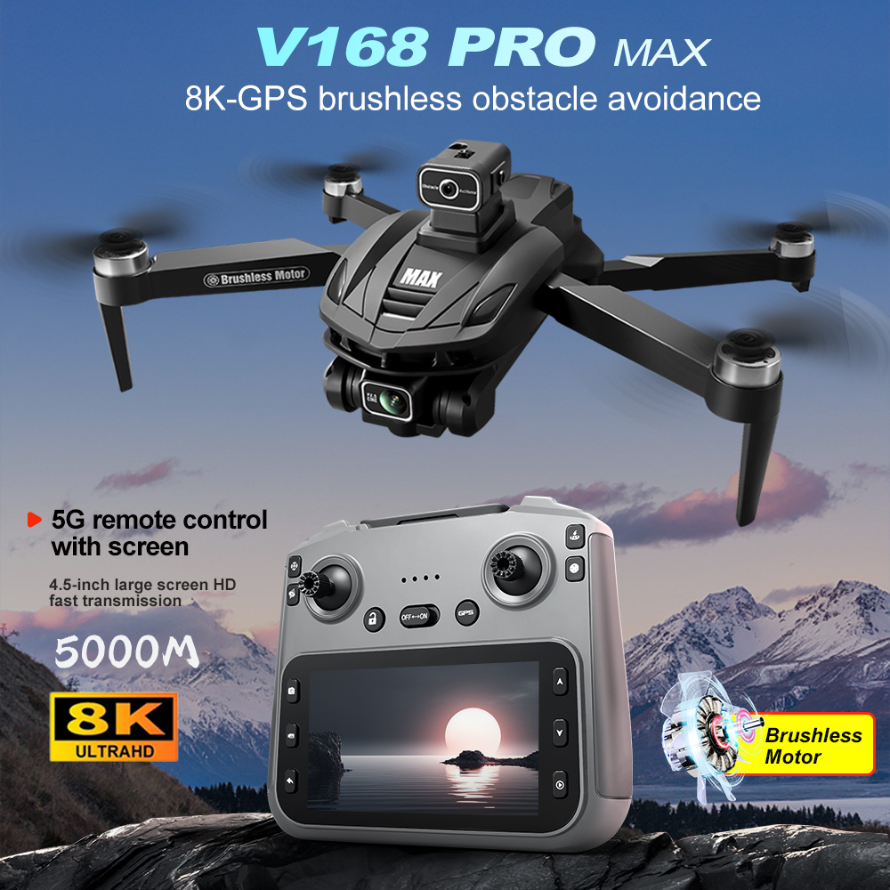 V168 PRO Max GPS Drone 8K Prof - Drone Camera Hd 评论和价格
