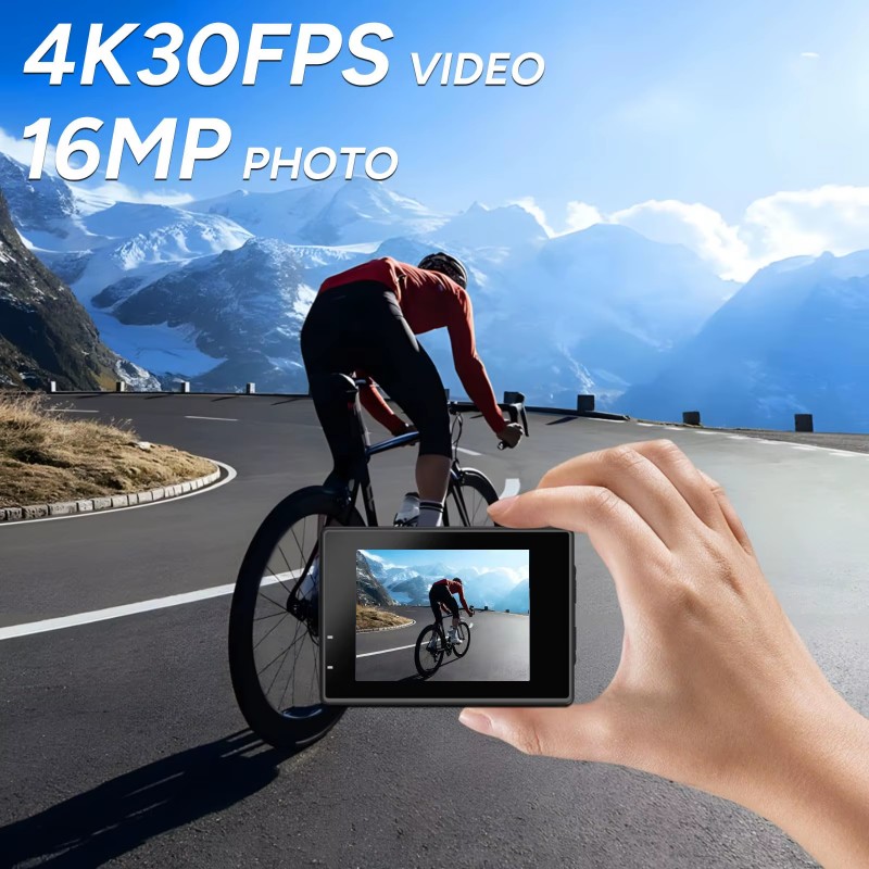 Dual Screen-SJ4000 SJCAM Helme - Drone Camera Action 评论和价格