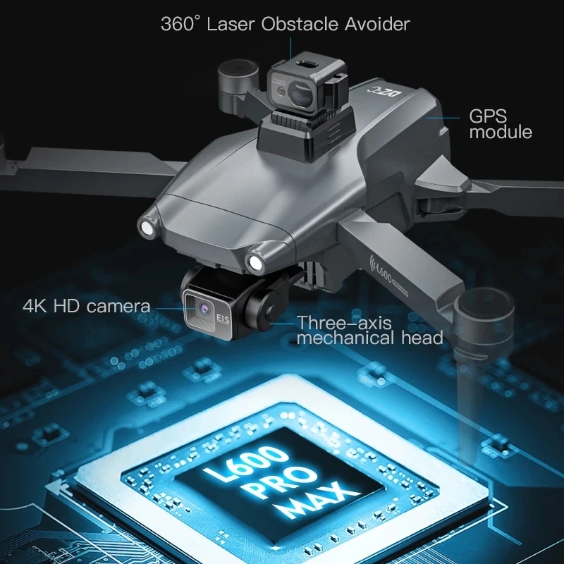 L600 PRO MAX GPS Drone Profess - Drone Camera Hd 评论和价格