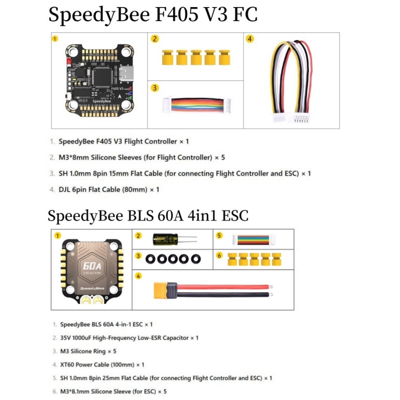 SpeedyBee F4 F405 V4 55A BLS 3 - Betaflight Fc F4 评论和价格