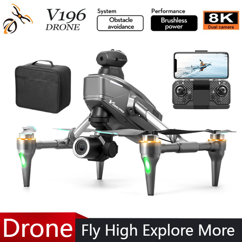 2025 V196 Automatic Obstacle A - Drone Camera With Gimbal 评论和价格